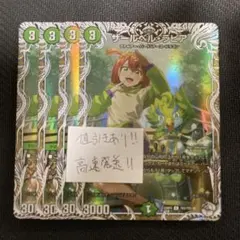 ザールベルラピア　キャラトレジャー　4枚