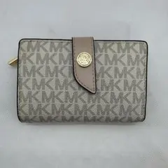 マイケルコース MICHEAL KORS 2つ折り財布 バニラ ピンク