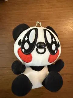パンダの小銭入れキーホルダー