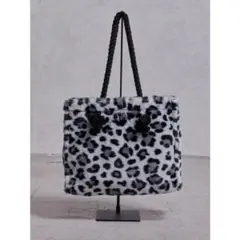 GYDA ジェイダ エコファーロープMトートBAG ダークミックス レオパード