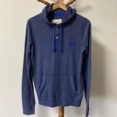 Hollister ホリスター　フード付きパーカー ネイビー　S