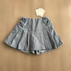 新品BeBe ブルーフレアスカートキュロット 130cm