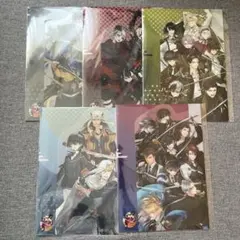 セブンイレブン　刀剣乱舞　online A5クリアファイル　コンプリートセット
