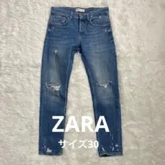 ZARA MAN ザラ　ダメージ　ストレッチ デニム　USA30