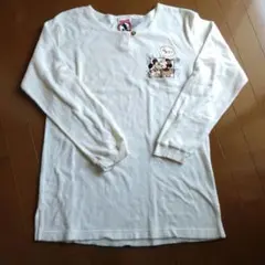 MICKEY INC. ミッキー刺繍 長袖トップス 　90年代　ヴィンテージ