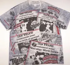 Minnesota TWINS 90s ビンテージTシャツ 総柄