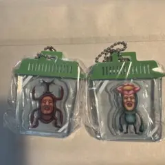 こびとづかん 虫かご アクリルキーホルダー 2種セット