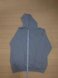 グレー フルジップパーカー Lサイズ