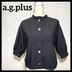 a.g.plus エージープラス　美品　ブラウス　キラキラ　ガーリー　古着　人気のサムネイル