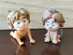 ディズニー アーロと少年 スポット ミニフィギュア キーホルダー 2個セット