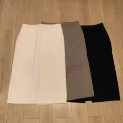 ドライスウェットナローマキシスカート　ユニクロ　3枚セット　xxl