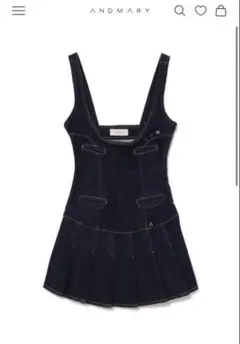 即日発送可Denim rompers skirt andmary ネイビーブルー 即日発送可Denim rompers skirt andmary ネイビーブルー - メルカリ