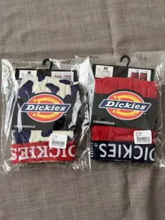 Dickies ディッキーズ メンズ ボクサーパンツ ２枚 下着 柄 レッド M