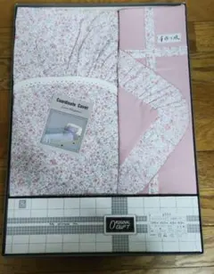 ワンタッチフィットシーツとピローケース　小花柄