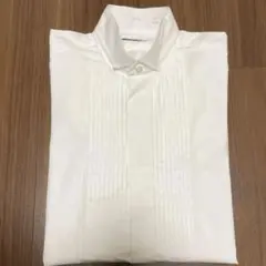 JOHN PEARSE フォーマル　ホワイト　タキシードシャツ　ウィングカラー