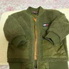 TOMMY HILFIGER キッズ ボンバージャケット カーキ