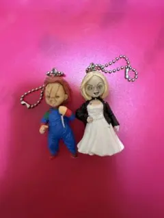 チャッキーとティファニー キーホルダー チャイルド・プレイ