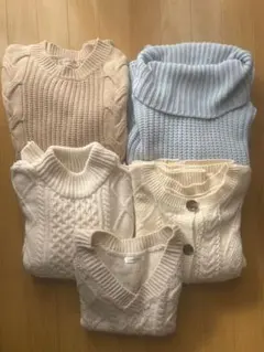 5点レディースまとめ売り　ニット・セーター ・カーディガン　イング　サマンサモス