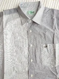 【Crocodile】 半袖シャツ クレイジーパターン チェック ストライプのサムネイル
