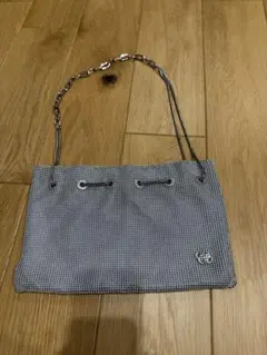 美品BIGOTRE シルバー メッシュショルダーバッグのサムネイル