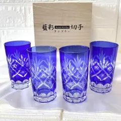 新品未使用)KAMAY クリスタルカット(切子)グラス 5個セット - メルカリ