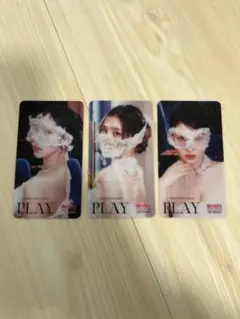 MISAMO PLAY HMV 特典 クリアしおり コンプ ミナ サナ モモ