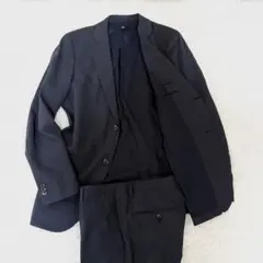 美品 +J ユニクロ スーツ セットアップ ネイビー
