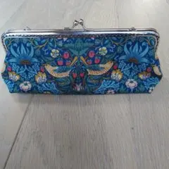 か*こ様 いちご泥棒　がま口ペンケース　メガネケース　ハンドメイド　未使用