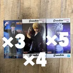 HUNTER×HUNTER　クロロ　キルア　クラピカ　12個セット　フィギュア