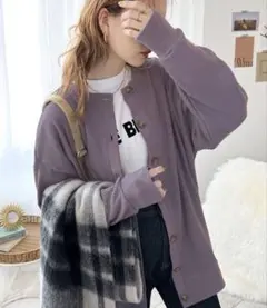 Classical Elf，クラシカルエルフ　ワッフル素材　カーディガン