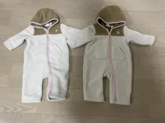 Baby gap フリース　カバーオール　双子　2着