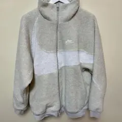 Nike フリースジャケット Lサイズ クリーム色