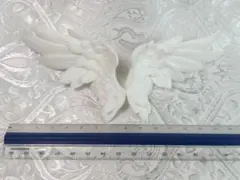 BJD 天使 翼 羽耳 パーツ 白肌 3分 4分 MDD SD
