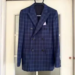 Paul Smith ダブルブレスト テーラードジャケット チェック ピークドのサムネイル