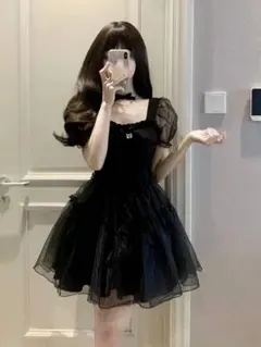 ガーリーなレースミニドレス✨お出かけデートに最適❤️ゆったりシルエット