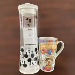 (9-87)ミッキーマウス デザインボトル1.4L 30周年記念マグカップ