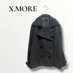 X.MORE 婦人服　Pコート　9R ブラック