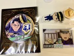 ゴールデンカムイ 月島基 2022 バースデー缶バッジ アクスタ ステッカー