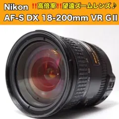 Nikon AF-S 18-200mm ED VR 高倍率ズーム 手ぶれ補正 - メルカリ