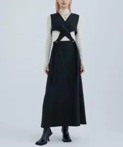 ZARA ボタンディテールジャンパースカート XS - メルカリ