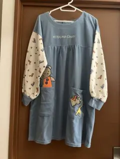 こぐまちゃん　エプロン　スモック　割烹着　保育士　幼稚園教諭