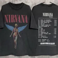 NIRVANA ロックTシャツ In Utero ヴィンテージ加工　ニルヴァーナのサムネイル