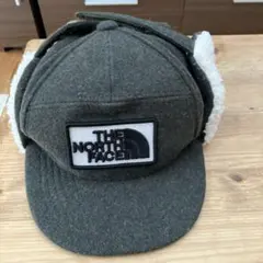 ノースフェイス　ウィンタートラッカーキャップ　カーキ　KL(54〜56㎝)