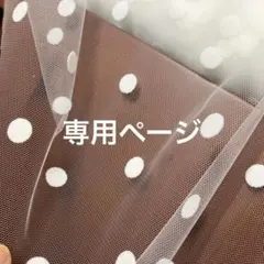 ＊tami様専用ページ＊　水玉チュール　2m