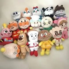 アンパンマン　ぬいぐるみセット　16体セット