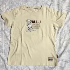 【美品】ミチコロンドン ジーンズ 上質綿100% Tシャツ M アイボリーのサムネイル