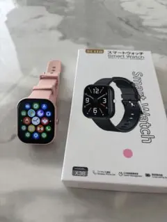 SLUB スマートウォッチ X38 ピンク 本体