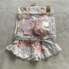 【新品】浴衣 4点セット 女の子 花柄 イエロー 120cm