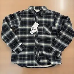 裏ボア　チェックシャツ