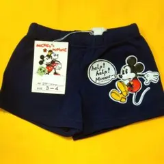 H- 56　キッズ　ミッキーマウス海水パンツ　日本製　100㎝